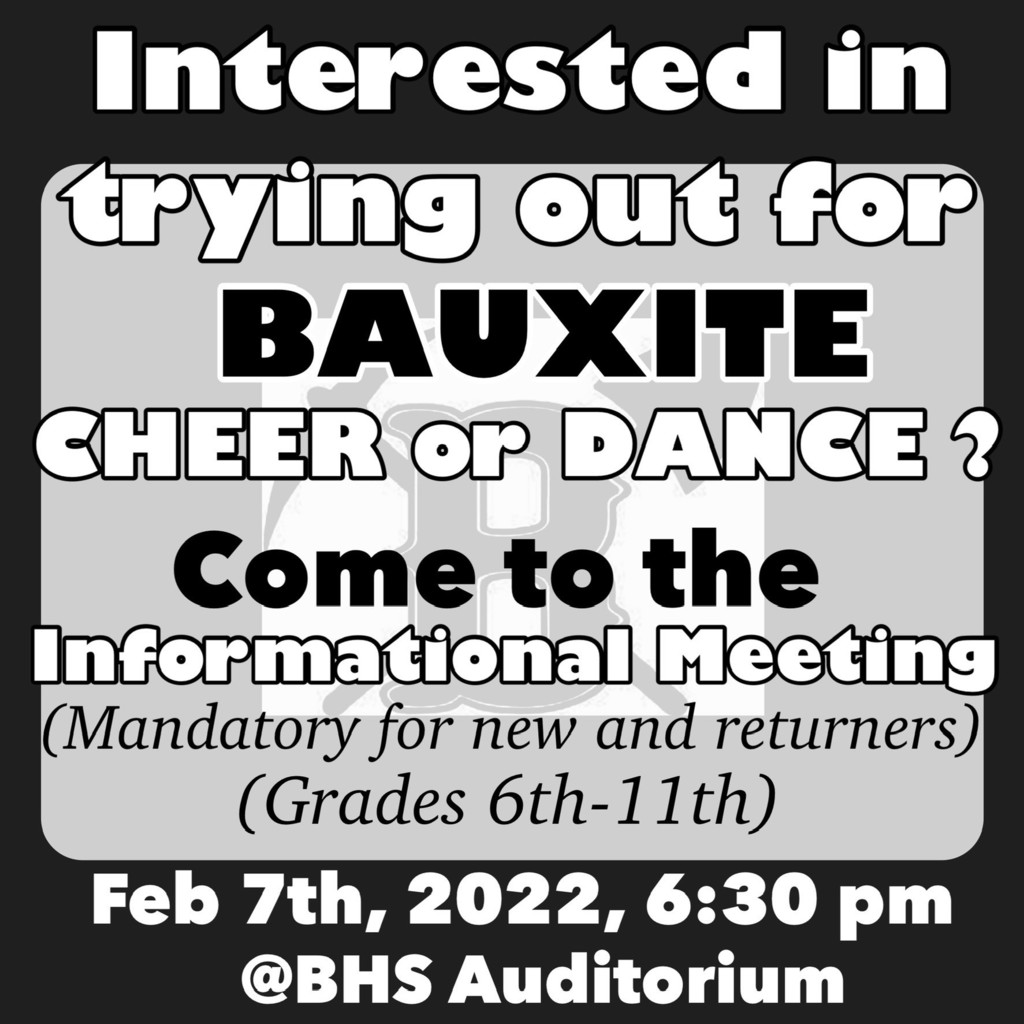 Cheer and Dance Tryout Meeting